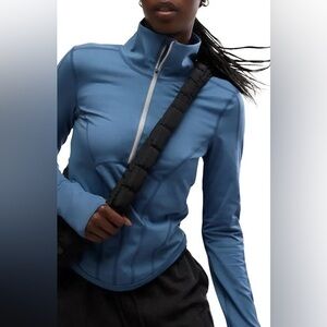 FP MOVEMENT by FREE PEOPLE Half Zip Jacket - Skyline SIZE: S